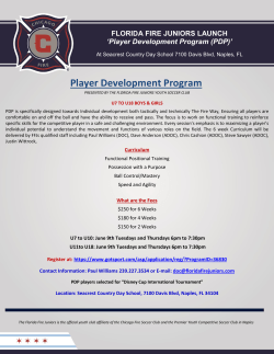 Player Development Program (PDP)