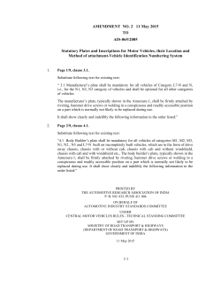 AMENDMENT NO. 2 11 May 2015 TO AIS