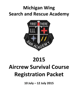 AIRCREW SURVIVAL COURSE REGISTRATION PACKET_2015