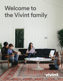 Welcome to the Vivint family