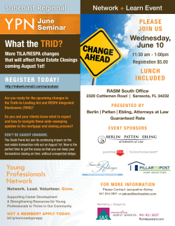 YPN What the Trid - Realtors Association of Sarasota and Manatee
