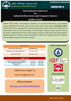 ICIECS-2015 Submit your paper to Official Weblink