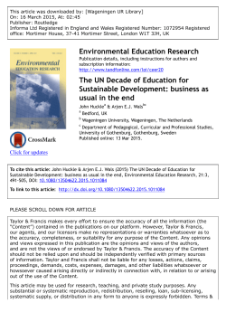Downloaded - Transformative learning