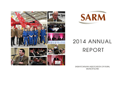 2014 ANNUAL REPORT - Saskatchewan Association of Rural