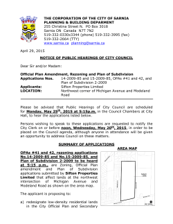 May 25th Public Hearing Notice