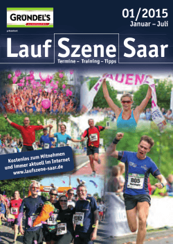 Lauf Szene Saar - Sarreguemines Triathlon Club