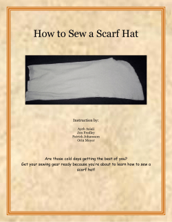 How to Sew a Scarf Hat