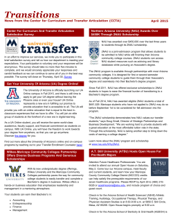 April 2015 Transitions Newsletter