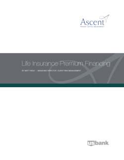 Life Insurance-Premium Financing