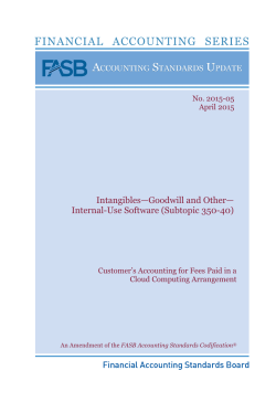 IntangiblesâGoodwill and Otherâ Internal-Use Software