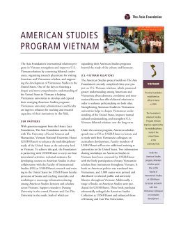 American Studies Program Vietnam
