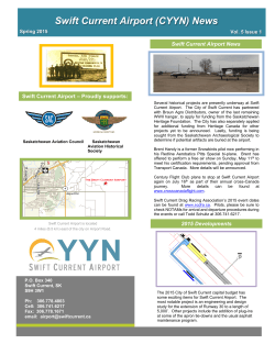 Swift Current Airport (CYYN) News