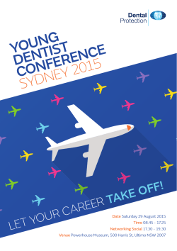 YOUNG DENTIST CONFERENCE SYDNEY 2015