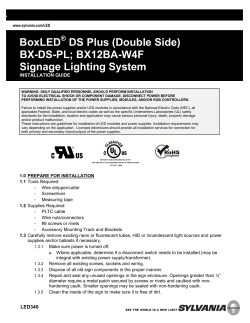 LED340 - BoxLED Plus DS Install Guide 5-18-15
