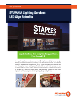SYLVANIA Lighting Services LED Sign Retrofits
