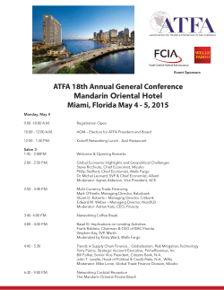 ATFA 18th Annual General Conference