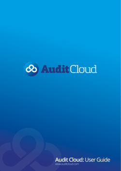 Audit Cloud:User Guide