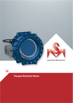 Flanged Butterfly Valves 06 - SVM | Saudi Valves Manufacturing