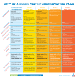 For more information on Stage Two restrictions and Abilene`s water
