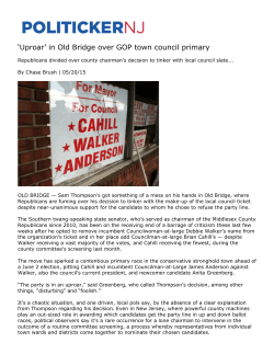 `Uproar` in Old Bridge over GOP town council primary