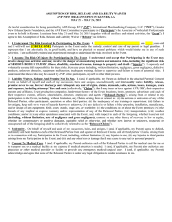 waiver.