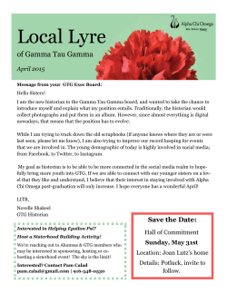 Apr. 2015 Local Lyre