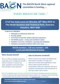 every breath we takeâ¦ - British Association of Critical Care Nurses