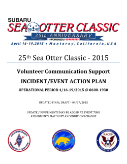 Sea Otter Classic â Amateur Radio Support â IAP