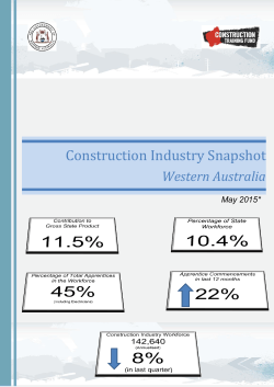 WA Construction Industry Snapshot