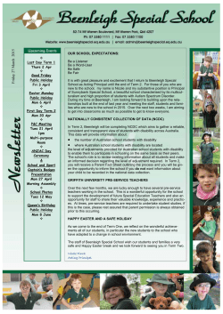 newsletter 27-03-2015 - Beenleigh Special School