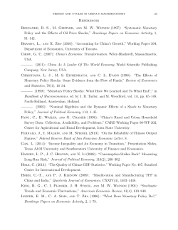 References Bernanke, B. S., M. Gertler, and M. W. Watson (1997