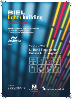 Flyer 2015 - BIEL Light + Building