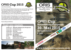 Leaflet Oris Cup - Bikepark HÃ¶lstein