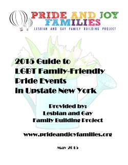 2015 Guide to LGBT Family-Friendly Pride Events in