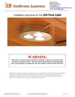 Puck Light Installation Guide