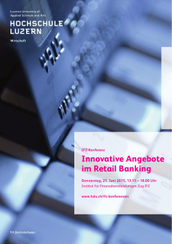 Innovative Angebote im Retail Banking