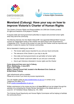 Moreland (Coburg): Have your say on how to improve Victoria`s