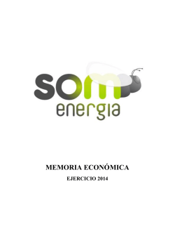 Memoria EconÃ³mica - El Blog de Som Energia