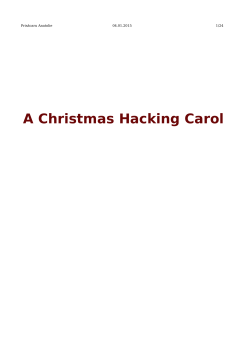 A Christmas Hacking Carol
