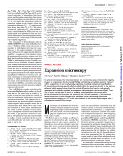 Expansion microscopy - W.M. Keck Foundation Center for