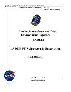 LADEE PDS Spacecraft Description