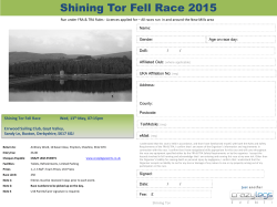 Shining Tor Fell Race 2015