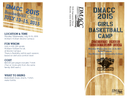 DMACC Girls Basketball Camp 2015