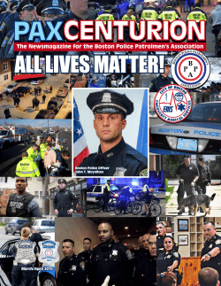 ALL LIVES MATTER! - Boston Police Patrolmen`s Association