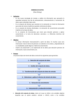 MINERIA DE DATOS 6.- InterpretaciÃ³n y evaluaciÃ³n de datos 5