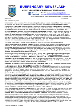 newsletter-2015-04-02 - Burpengary State School