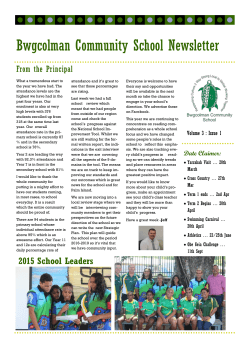 newsletter-march-2015 - Bwgcolman Community School