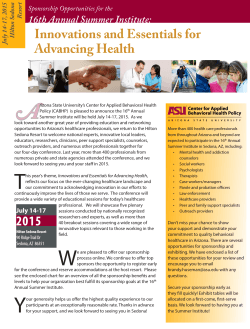 Innovations and Essentials for Advancing Health