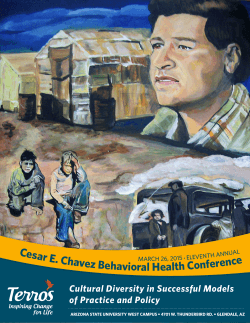 Ce sar E. Chavez Behavioral Health Conference