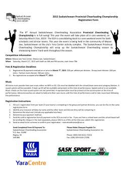 2015 SPCC Registration Form - Saskatchewan Cheerleading